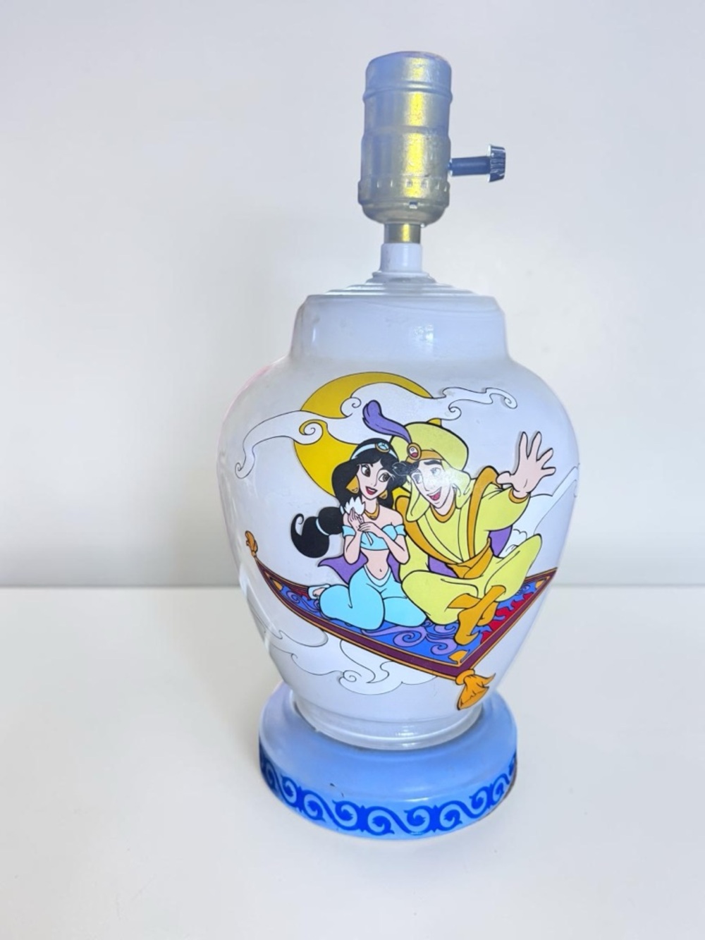Disney Aladdin Lamp Genie Jasmine Vintage Kids Room Decor Gift